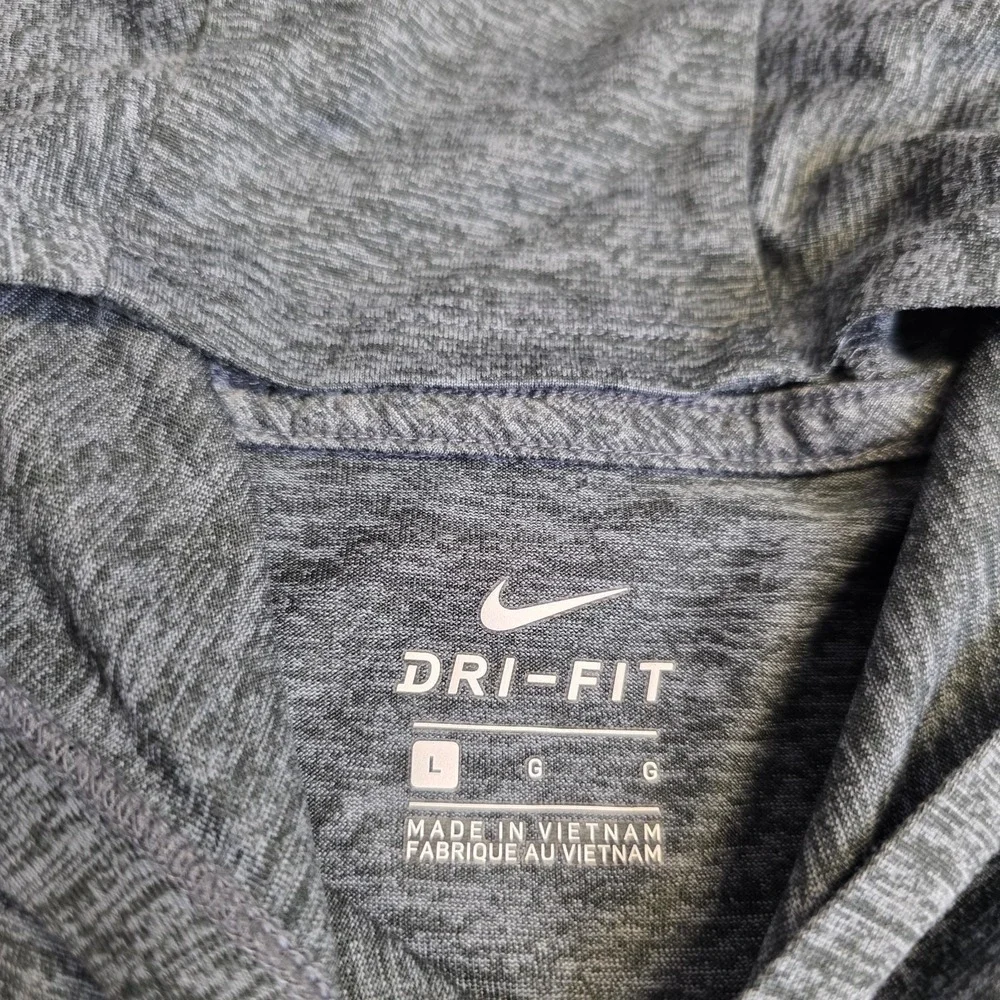 Nike Dri Fit Legend Hoodie Women Large Dark Gray Light Athletic Pullover Running